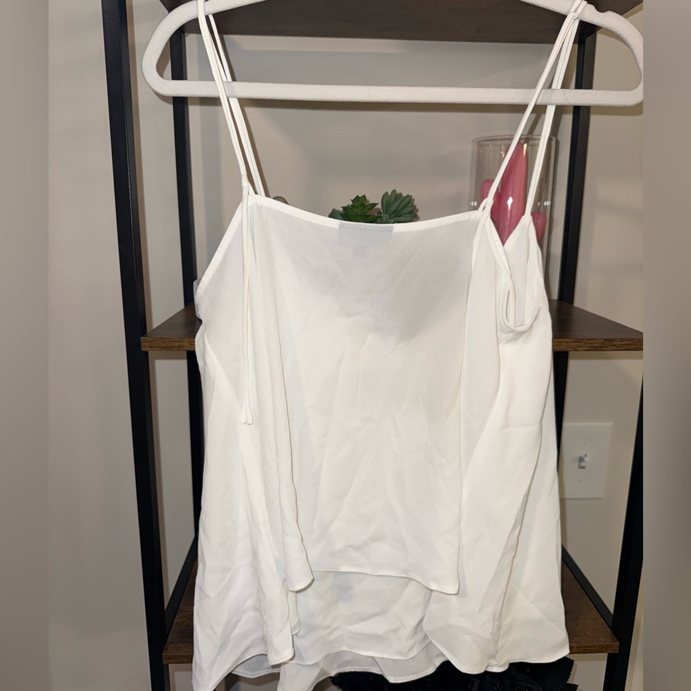 🟠🟠Topshop White Sleeveless Blouse - Picture 3 of 3